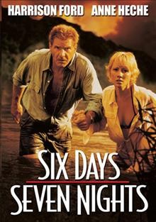 Six days, seven nights [videorecording] /  Touchstone Pictures presents ; in association with Caravan Pictures ; a Roger Birnbaum/Northern Lights Entertainment production ; an Ivan Reitman film ; produced by Ivan Reitman, Wallis Nicita, Roger Birnbaum ; directed by Ivan Reitman ; written by Michael Browning.